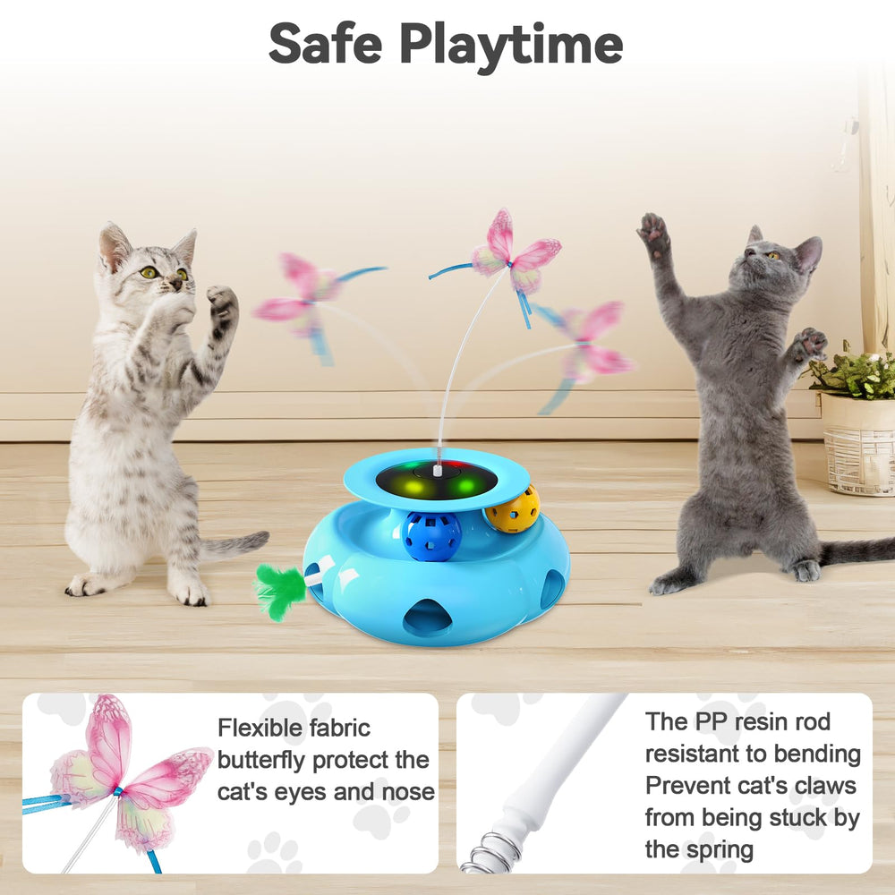 Xuyub 3in1 remote-controlled cat toy lets you adjust settings remotely