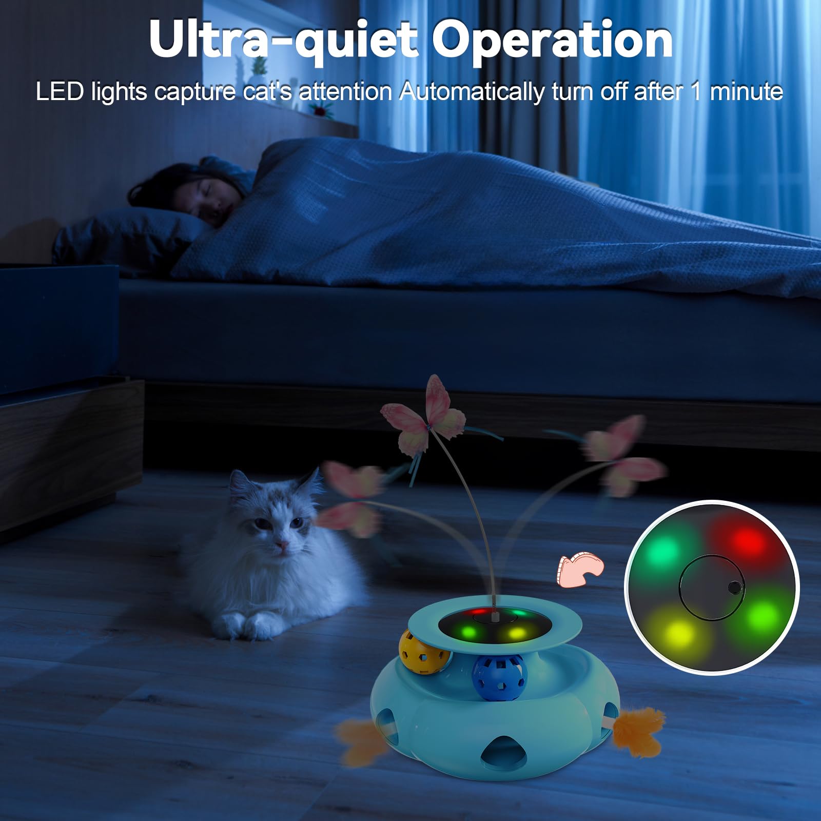 Xuyub 3in1 ABS shell keeps kittens safe during energetic play