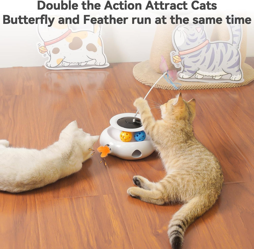 Xuyub remote-control cat toy for convenient play from a distance