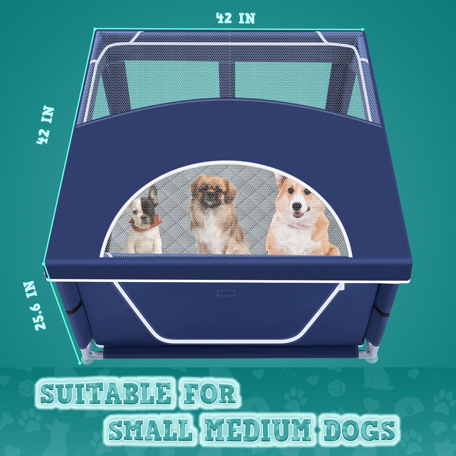 XVISHX suitable for small to medium dogs up to 20 lbs.
