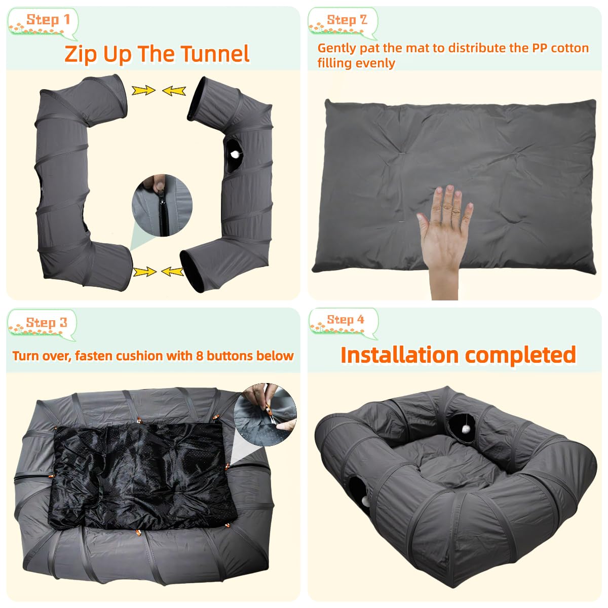 XxingSheep packed-folded image demonstrates easy storage and portability
