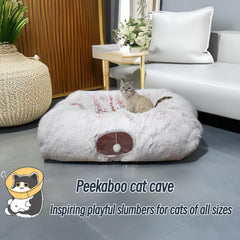 XxingSheep pinkish white tunnel interior with lounging space