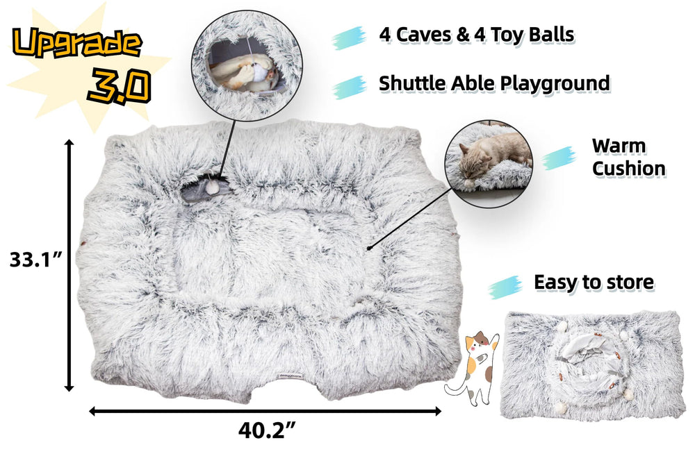 XxingSheep peekaboo toy highlights interactive play inside the tunnel.