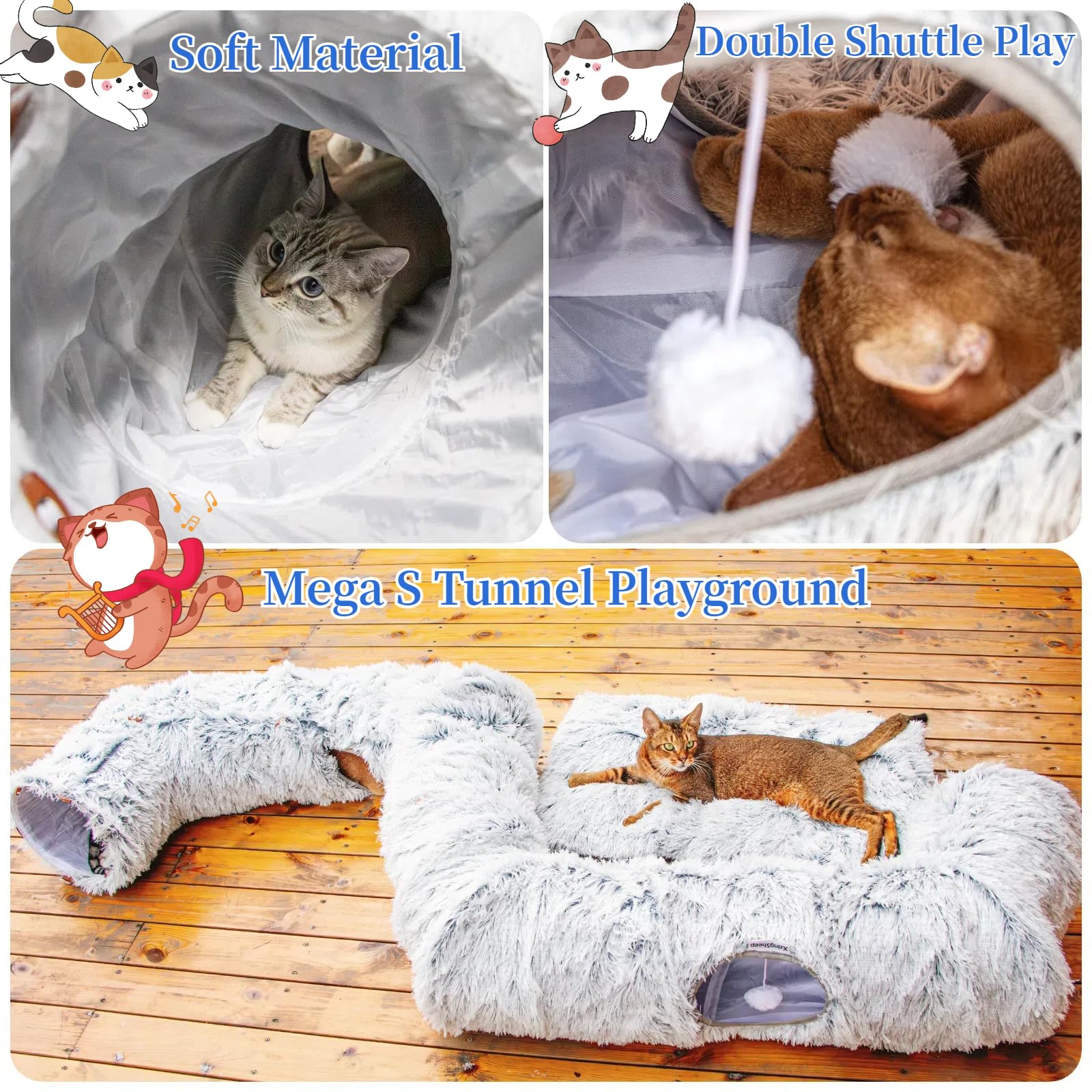 XxingSheep removable bed design makes cleaning and storage easy.