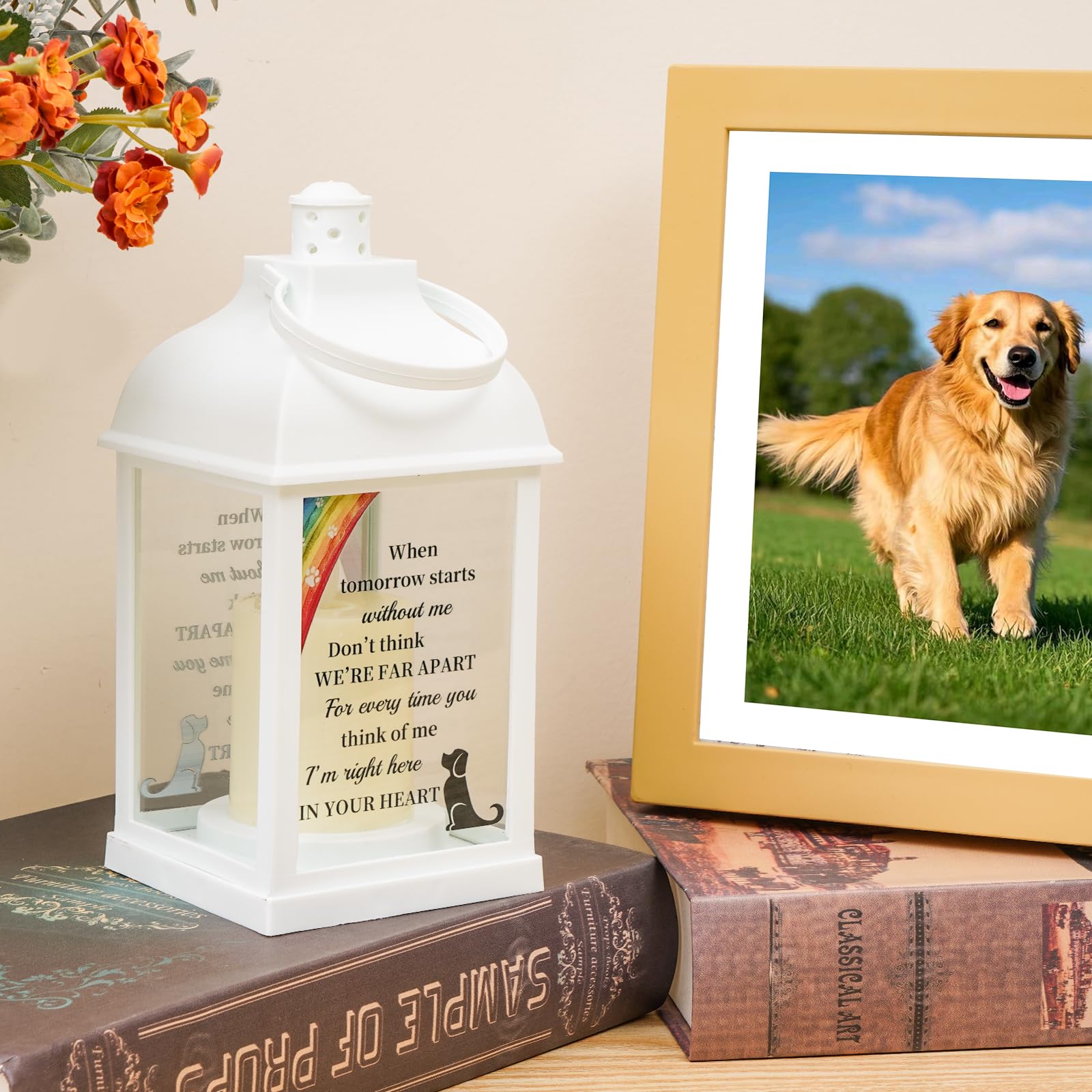 XXSTAR dog memorial lantern gift-set box is ready for sympathy gifts.