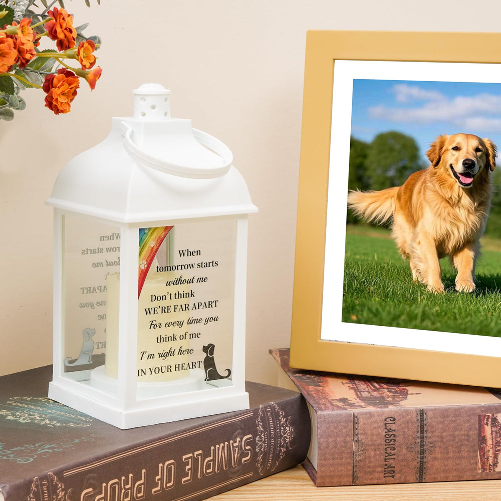 XXSTAR dog memorial lantern gift-set box is ready for sympathy gifts.