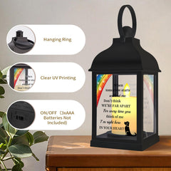 XXSTAR dog memorial lantern lit night mode demonstrates gentle ambient lighting.