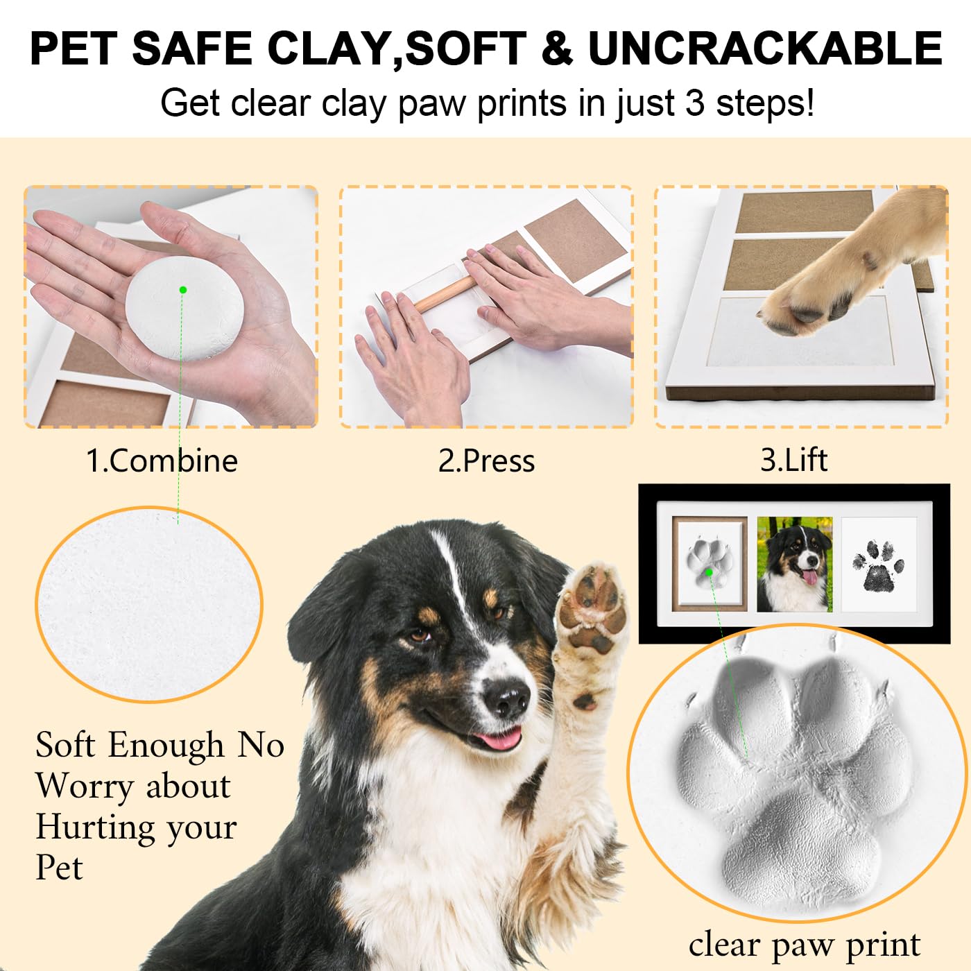 Xylitic inkless paw print pad enabling mess-free prints