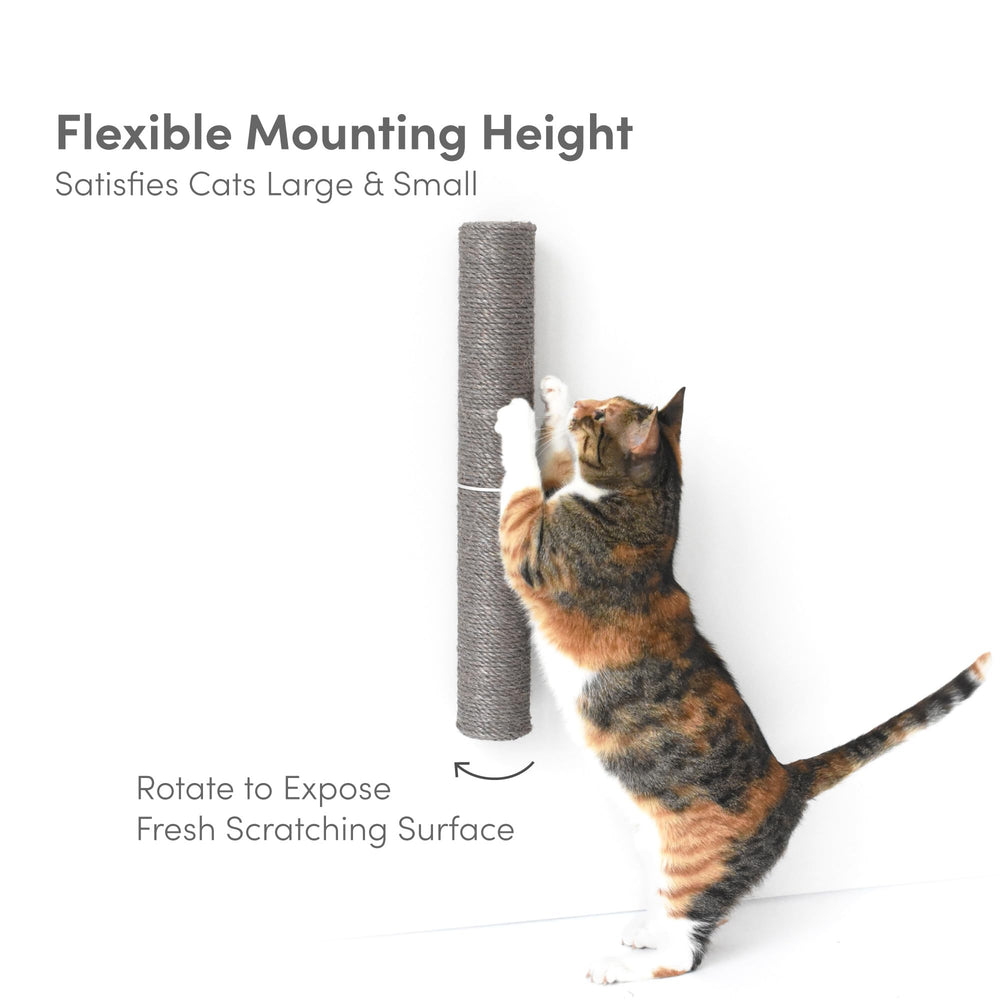 Xympo sisal scratcher natural durable material highlights eco-friendly scratching surface.