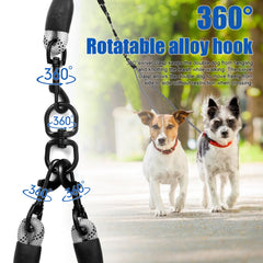Y-ANNJYA reflective threads boost visibility for safer evening and night dog walks.