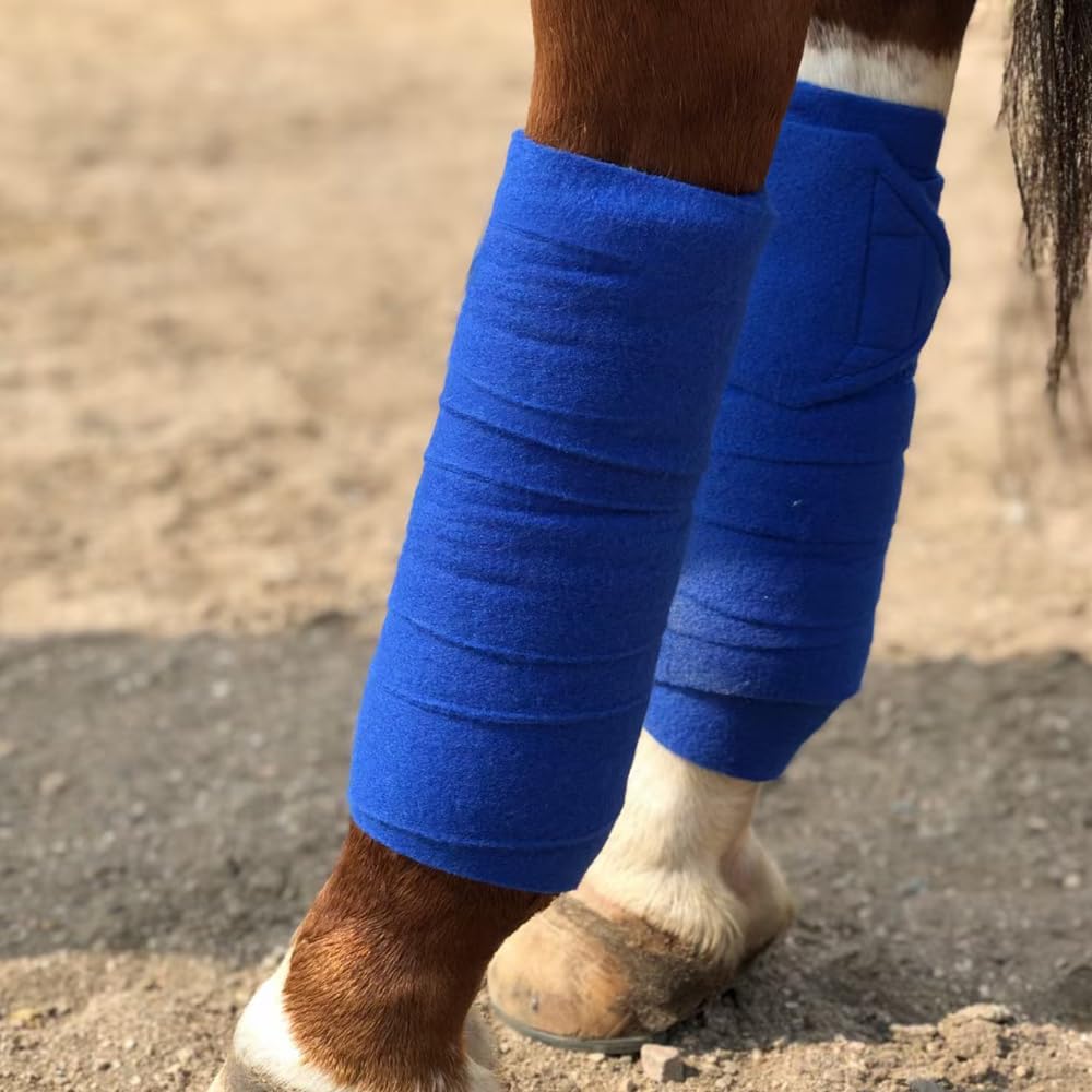 Y.J TAILS blue polo wraps provide heat protection during long sessions