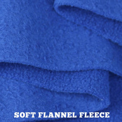 Y.J TAILS soft fleece wraps in blue with breathable fabric for comfort