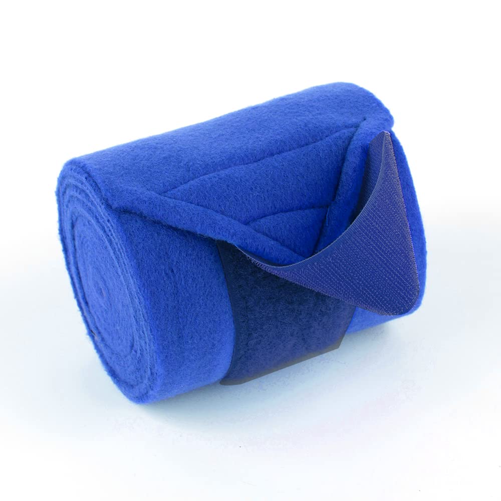 Y.J TAILS blue polo wraps neatly rolled for tote storage