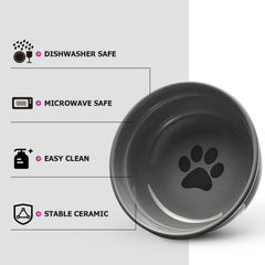Y YHY ceramic bowls 24 oz capacity for medium pets