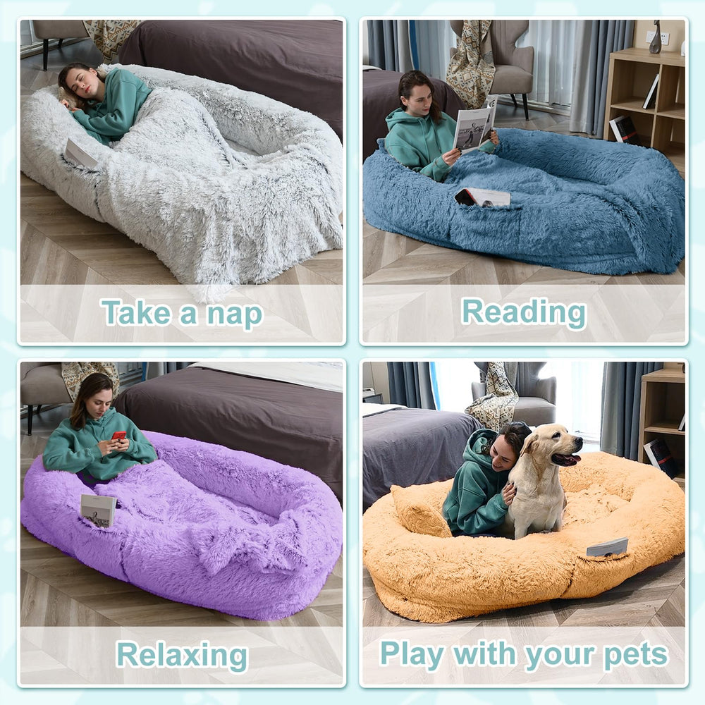 YAEM complete set includes blanket and pillow for ready relaxation