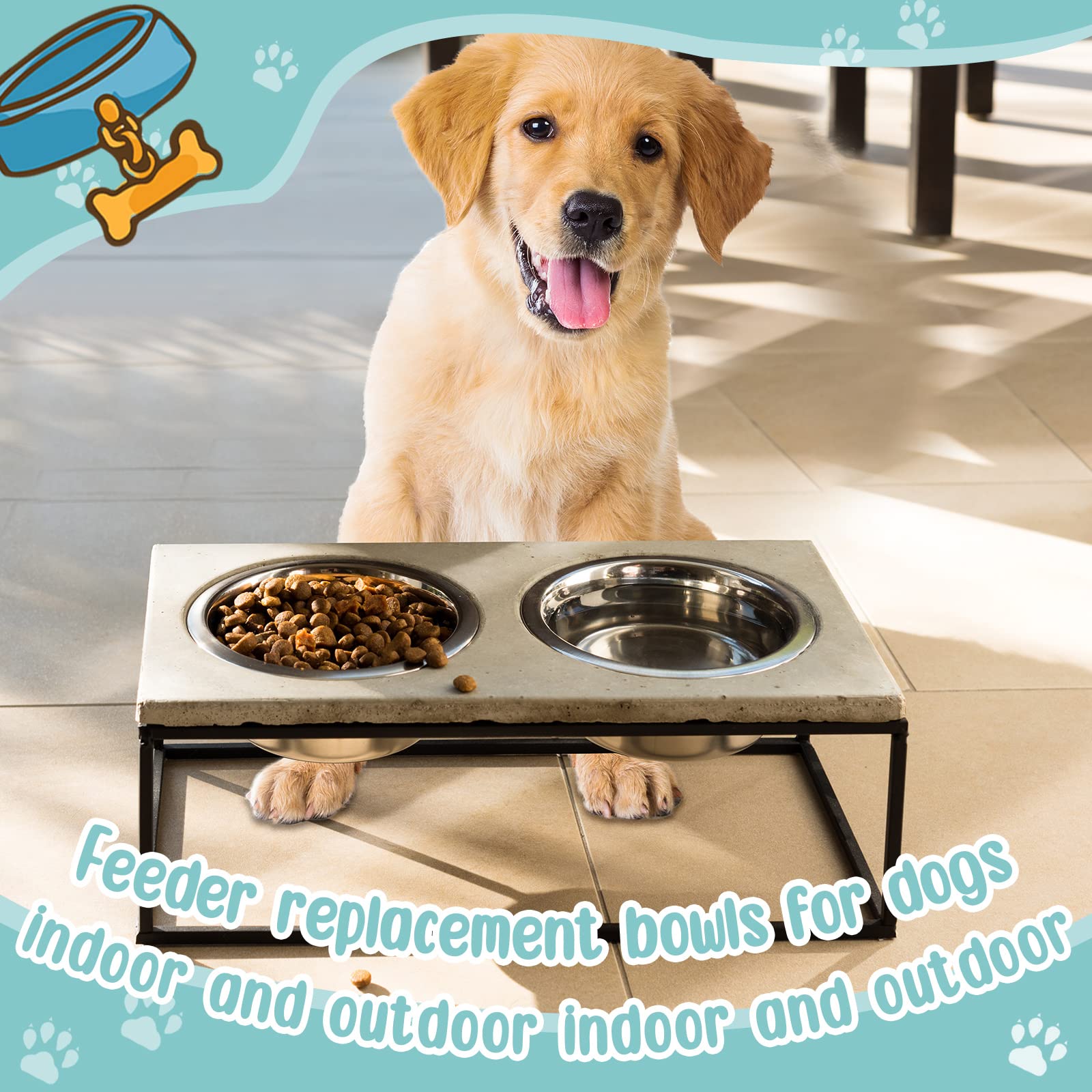 Yahenda rustproof bowls resist wear for long-term durability.