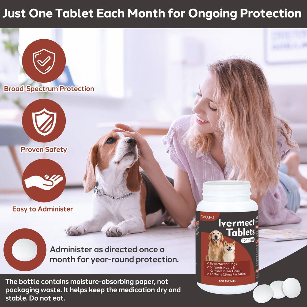 Yakucho Young Heart for Dogs seven-point-five-mg detail indicates precise dosing.