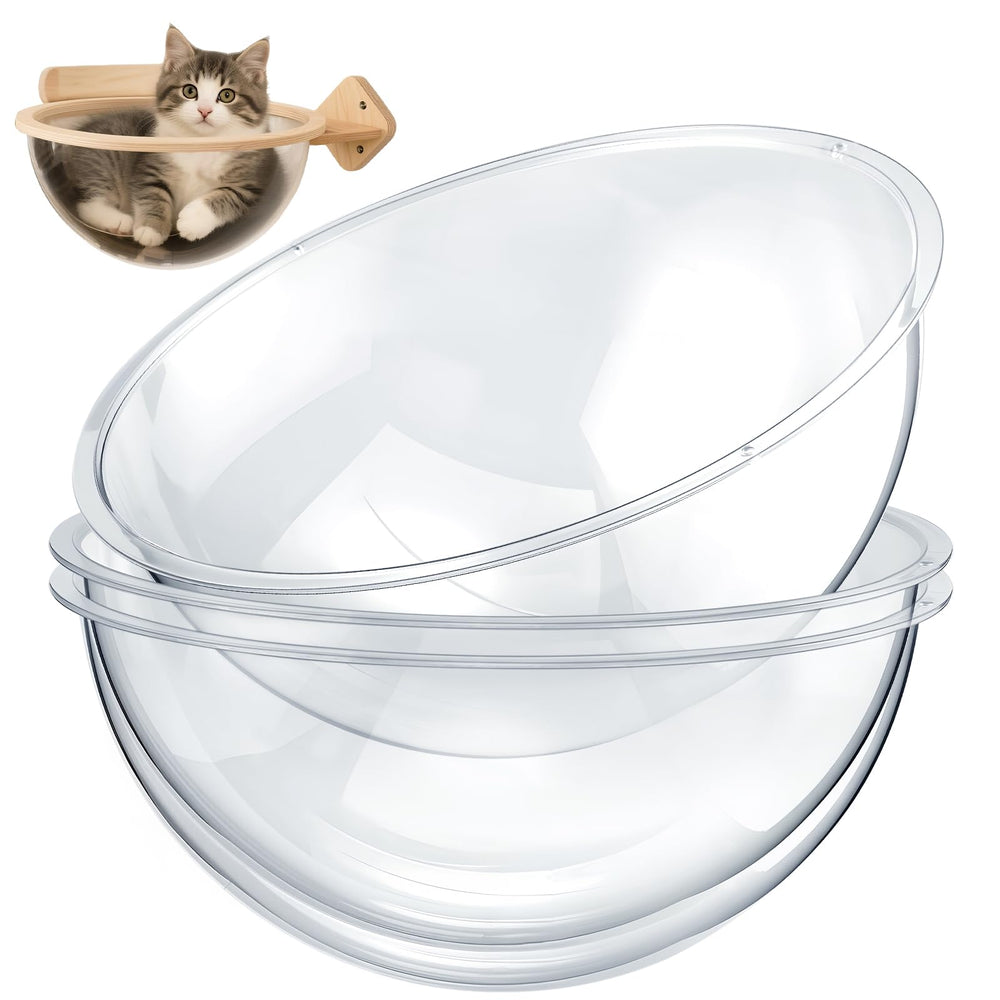 Yalikop cat bubble 3pc set assembled on a cat tree for multi-cat comfort