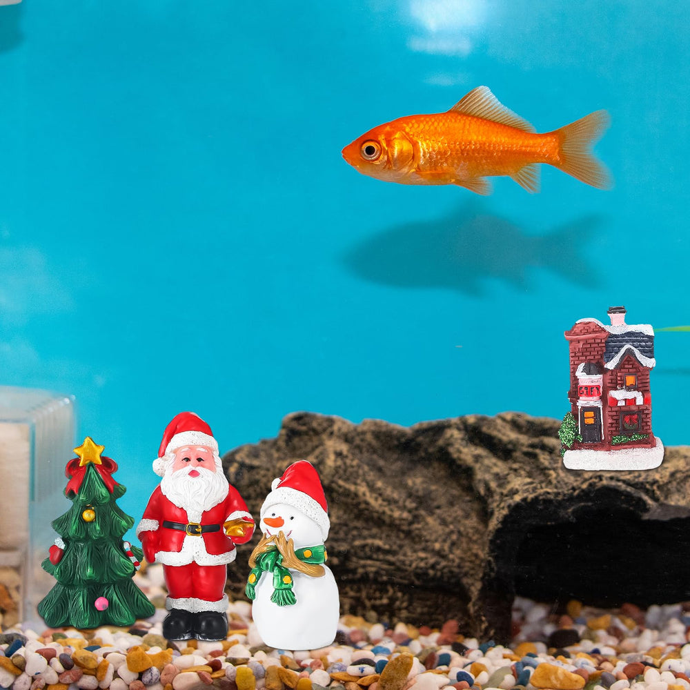 Yalikop Christmas gift aquarium figurine provides festive gift option