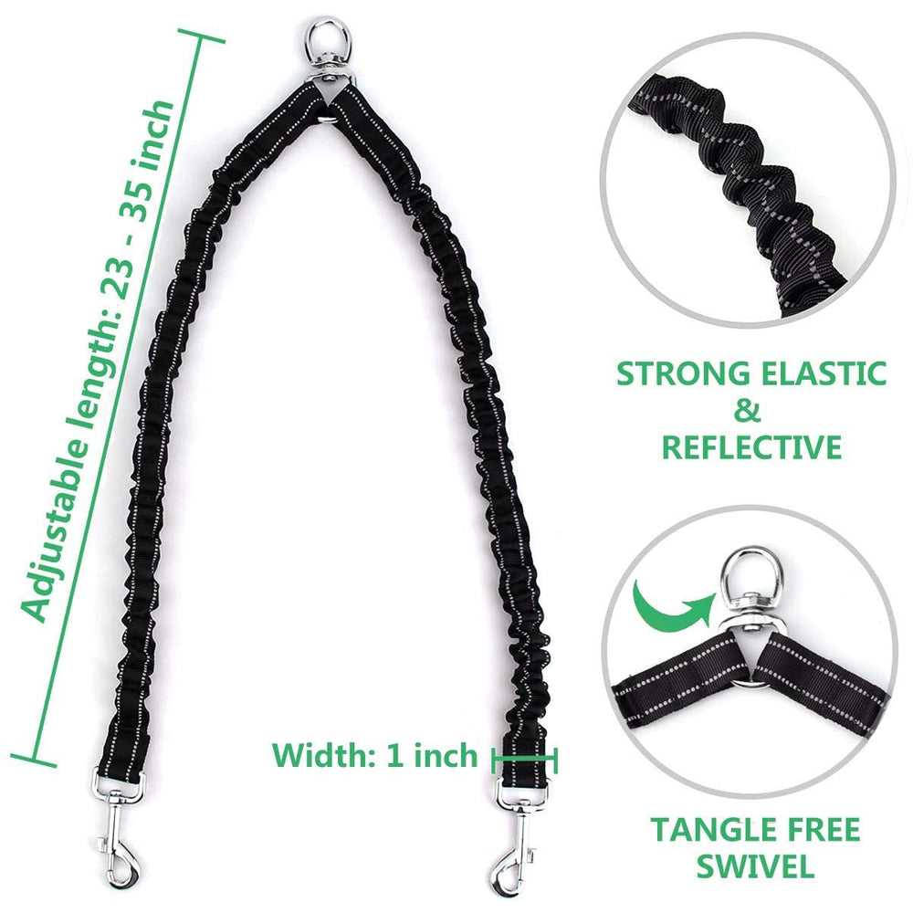 YaLunpc leash with one-button break and lock for easy control