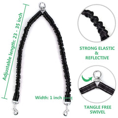 YaLunpc leash with one-button break and lock for easy control