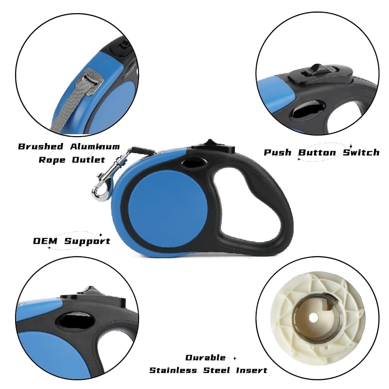 YaLunpc poop bag cover and elastic leash included for quick cleanups