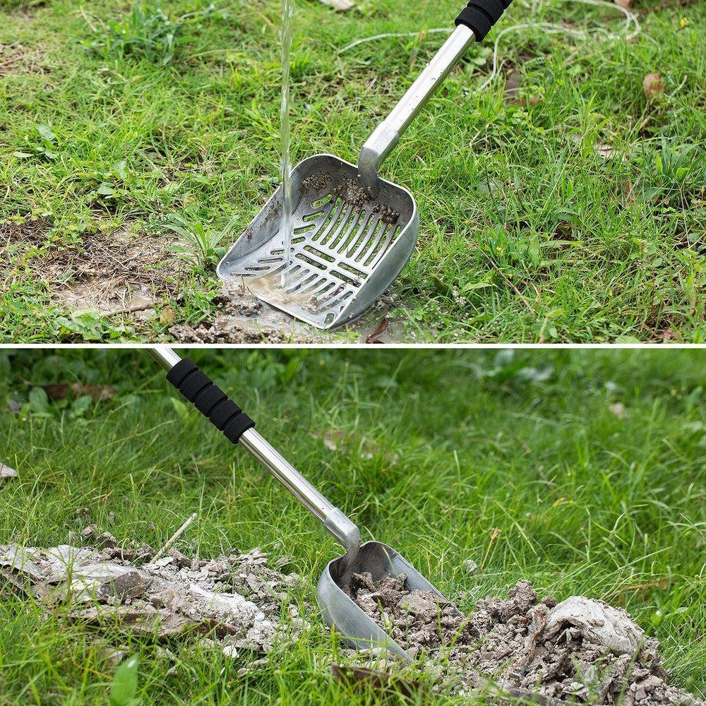 Yangbaga ergonomic setup makes litter box cleaning smoother and less strenuous.