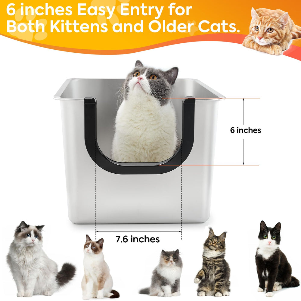 Yangbaga litter box corner placement image shows space-saving design for compact rooms.