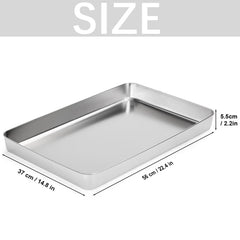 Yangbaga stainless steel reusable litter tray compatible with Petsafe, secure self-cleaning fit.