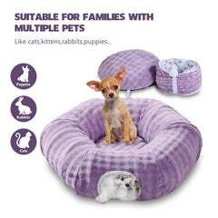 Yaning Bubble Cat Tunnel is easy to assemble for quick setup.