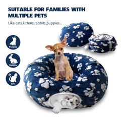 Yaning cat tunnel flexible shape adapts to space and mood.