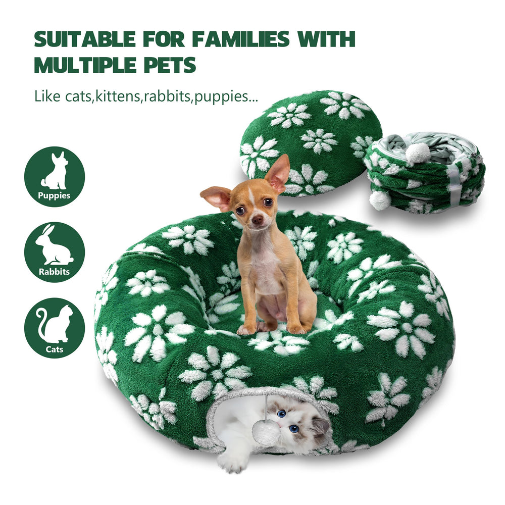 Yaning cat-tunnel folded storage design makes it easy to store.