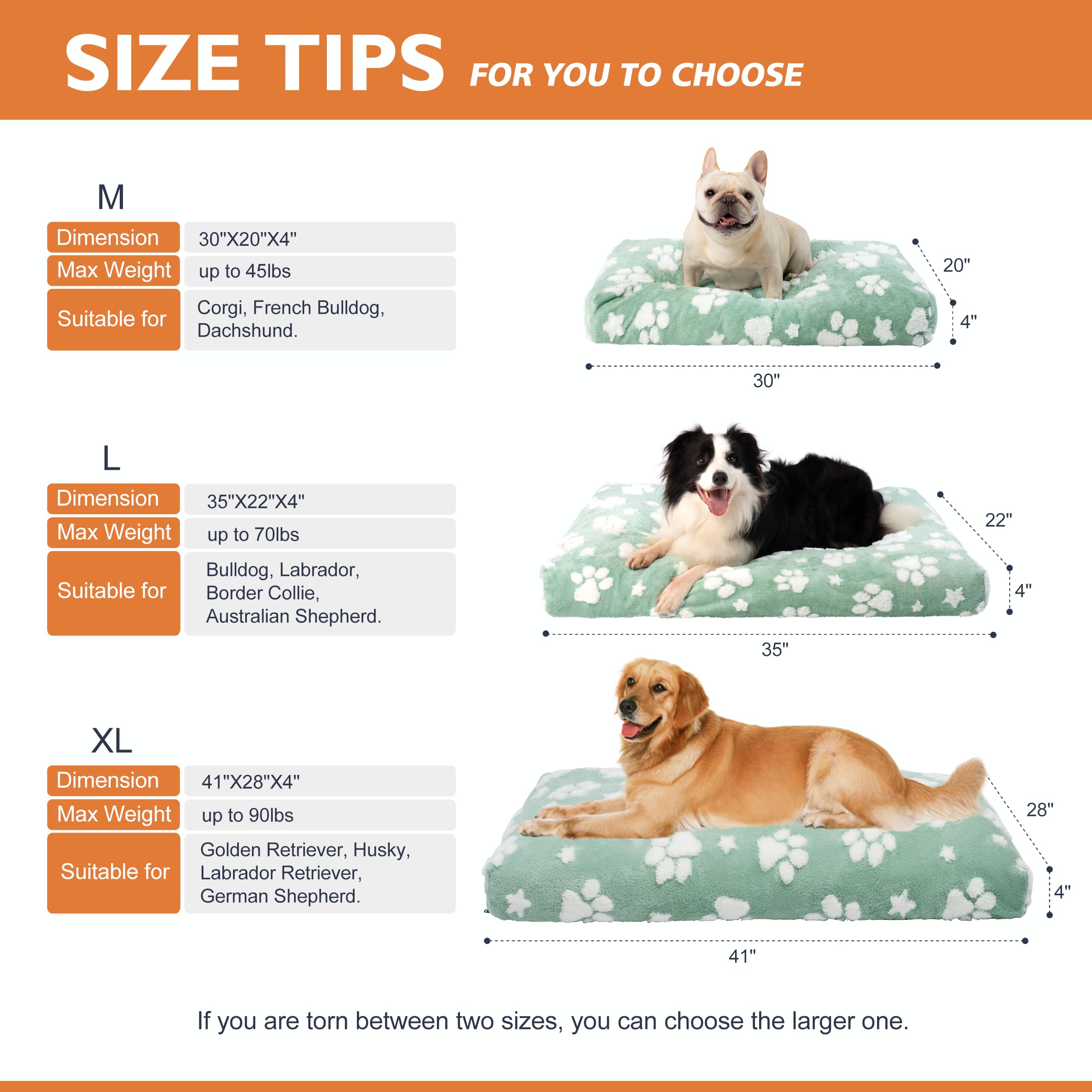 Yaning dog bed green paw pattern brightens spaces while supporting restful naps.