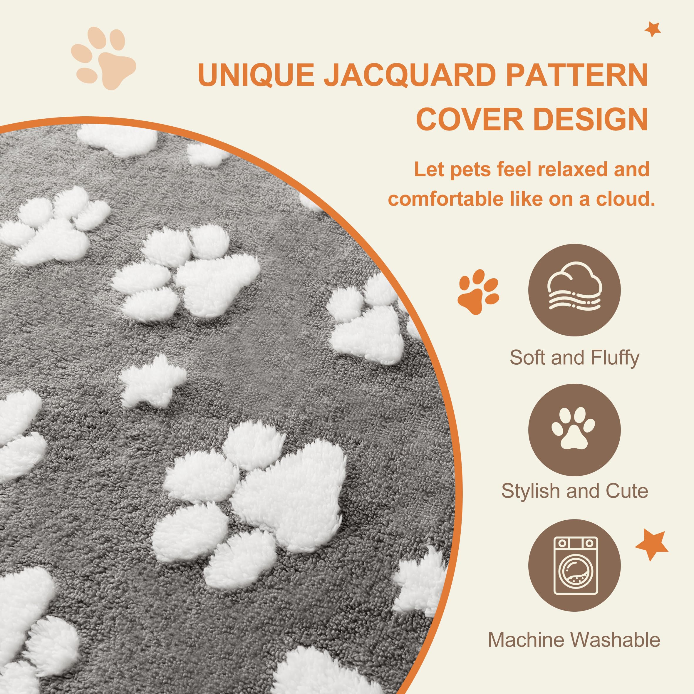 Yaning dog bed large in kennel setup offers portable comfort for crates