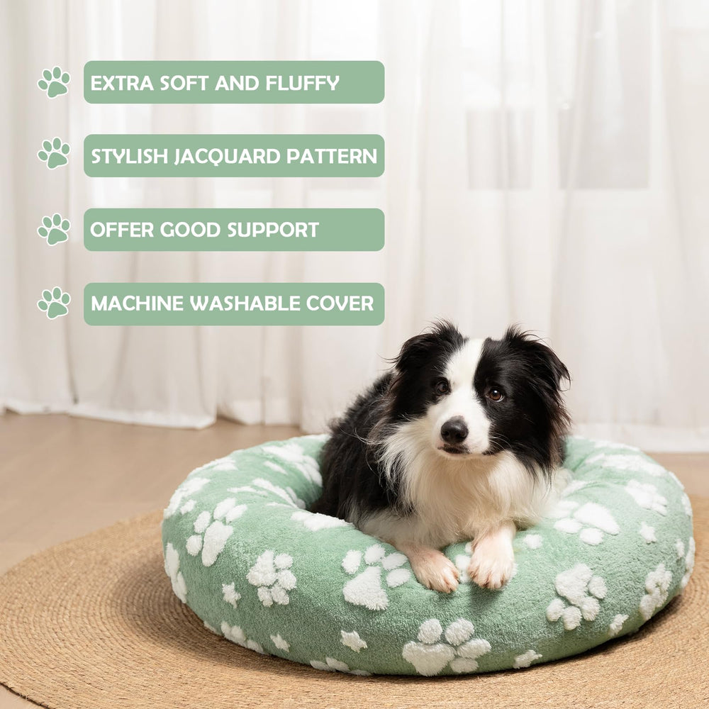 Yaning Donut Bed—high-density support foam supports head and neck