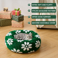 Yaning Donut Bed open donut design helps pets relax and settle.
