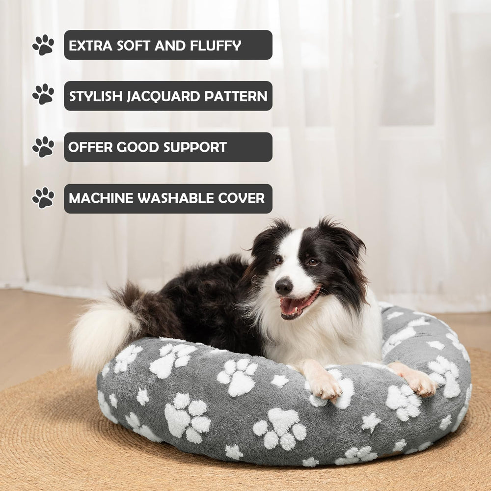 Yaning Donut Bed raised rim supports head and neck alignment