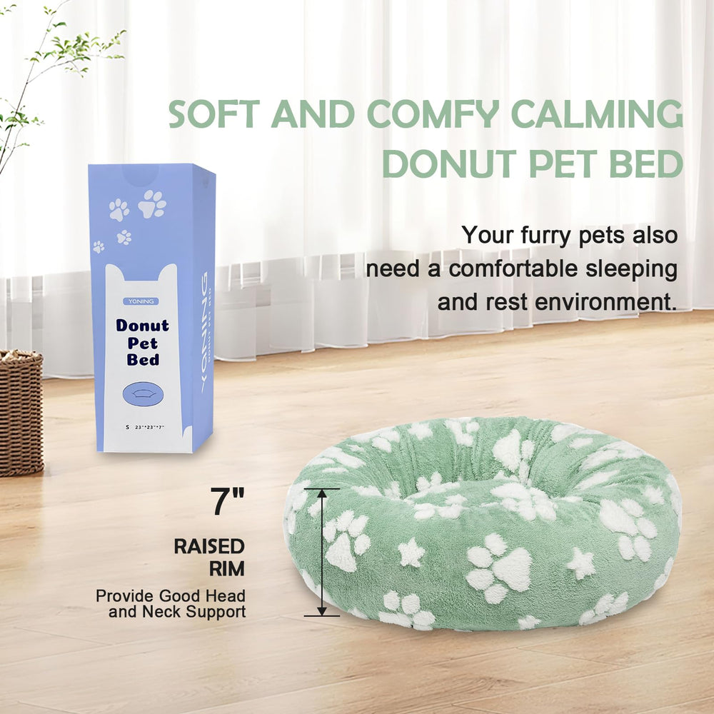 Yaning Donut Bed—removable washable cover for easy cleaning