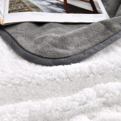 Yaning blanket with dog enjoys cozy, spill-protective comfort.