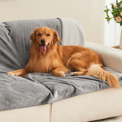 Yaning Waterproof Blanket polar-fleece-back adds soft warmth on couches.