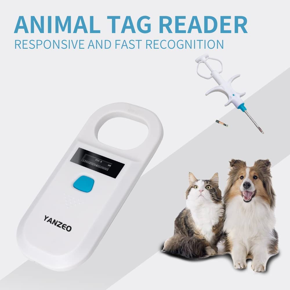 Yanzeo AR180 reader side view highlighting slim, portable design for on-the-go use.