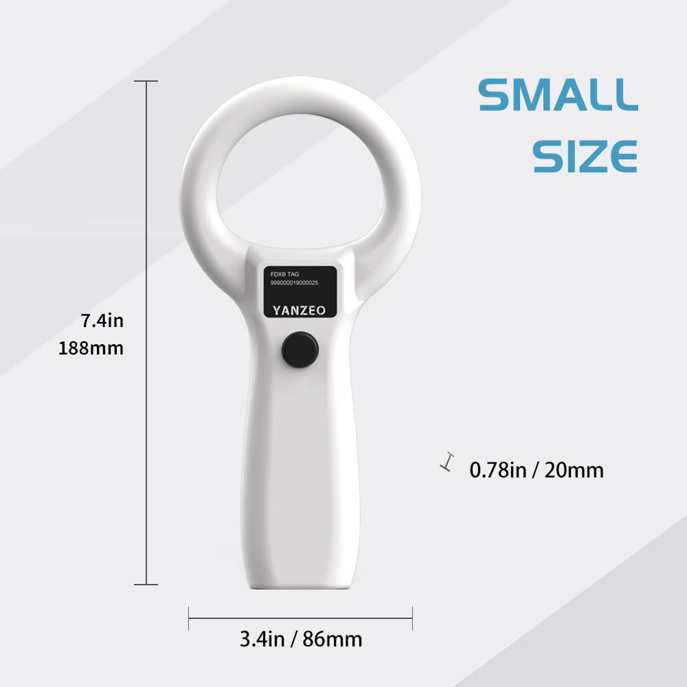YANZEO AR180S rechargeable battery life supports extended professional and home use.