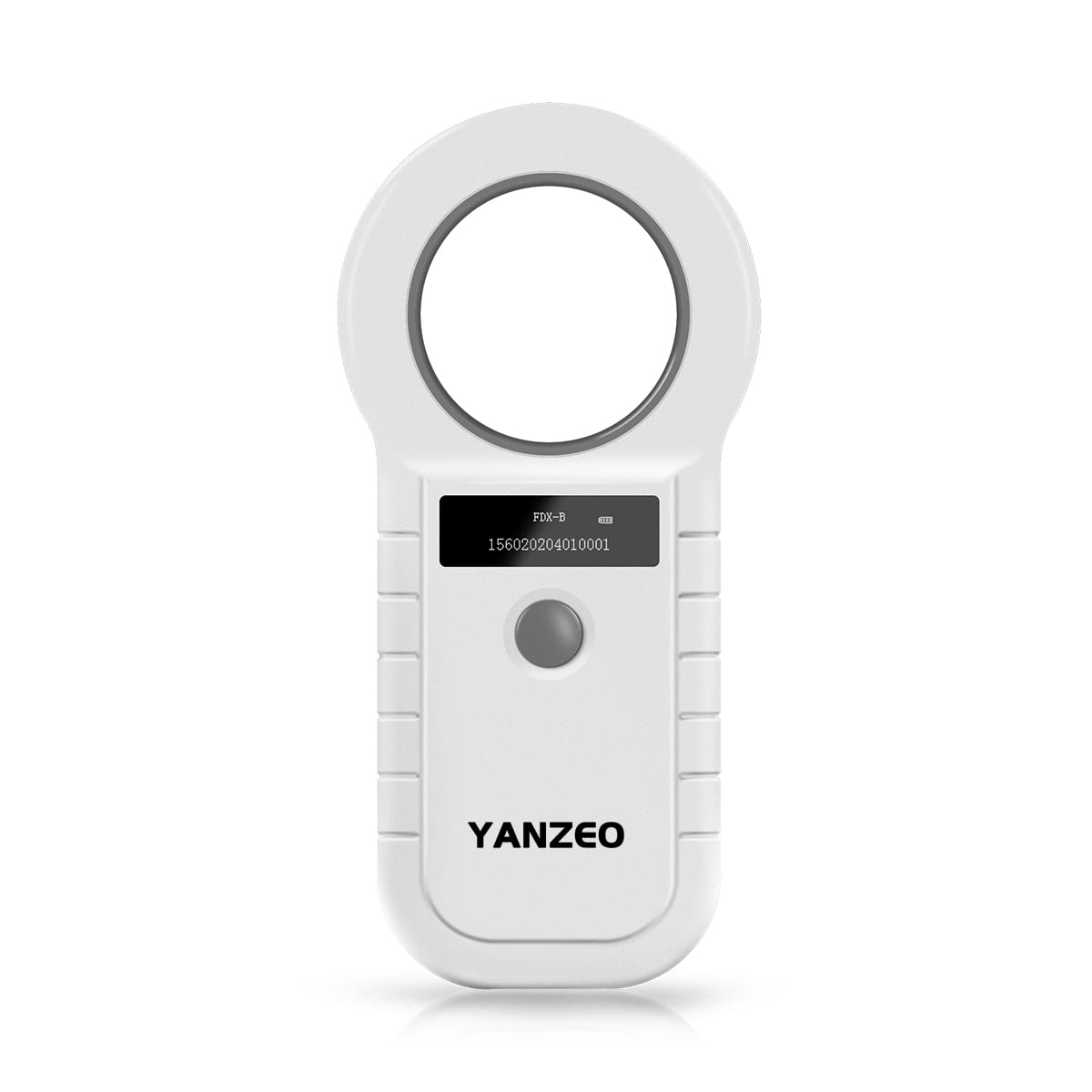 Yanzeo pet microchip reader front view for quick ID checks in busy shelters.