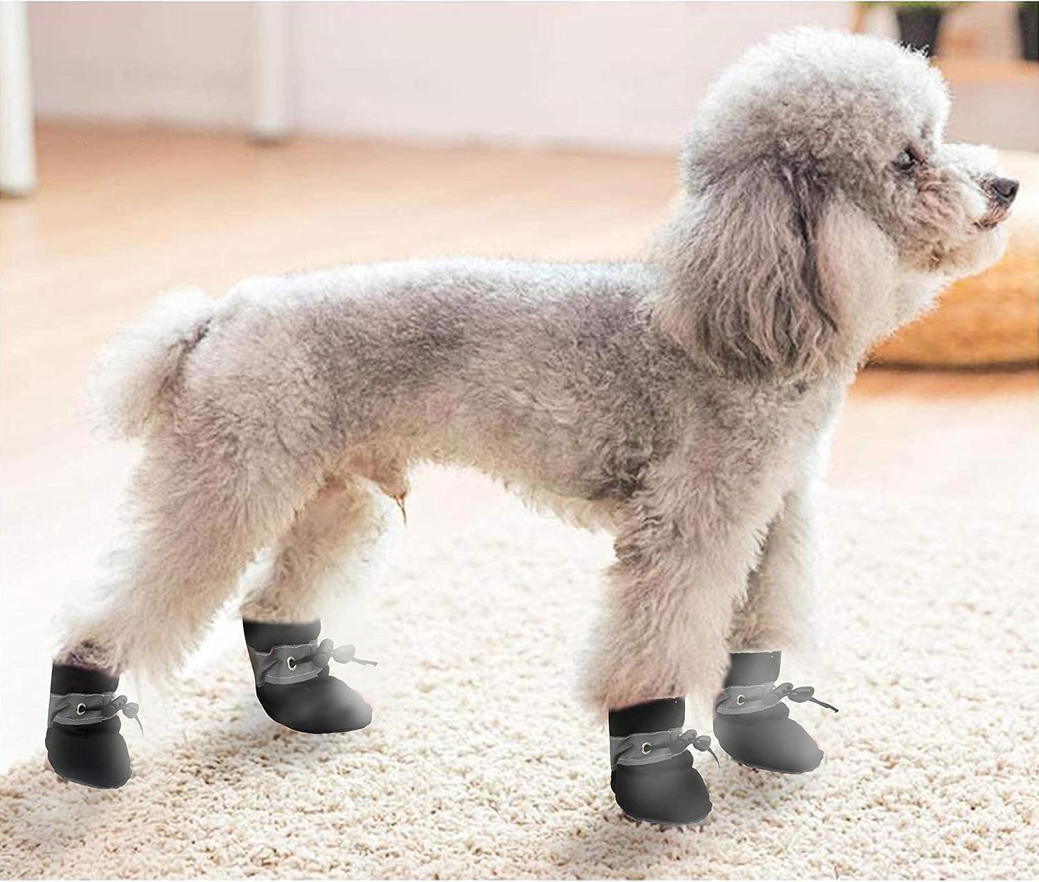 YAODHAOD dog bootie adjustable straps ensure easy on-off and secure fit
