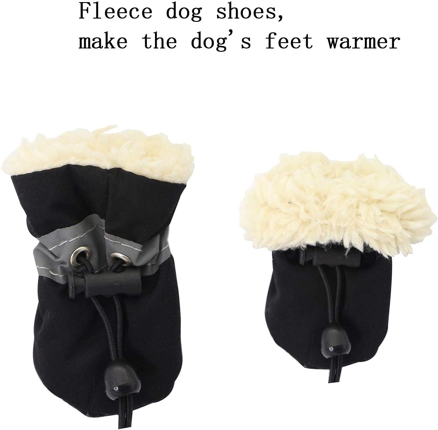 YAODHAOD dog bootie reflective straps enhance visibility for night safety