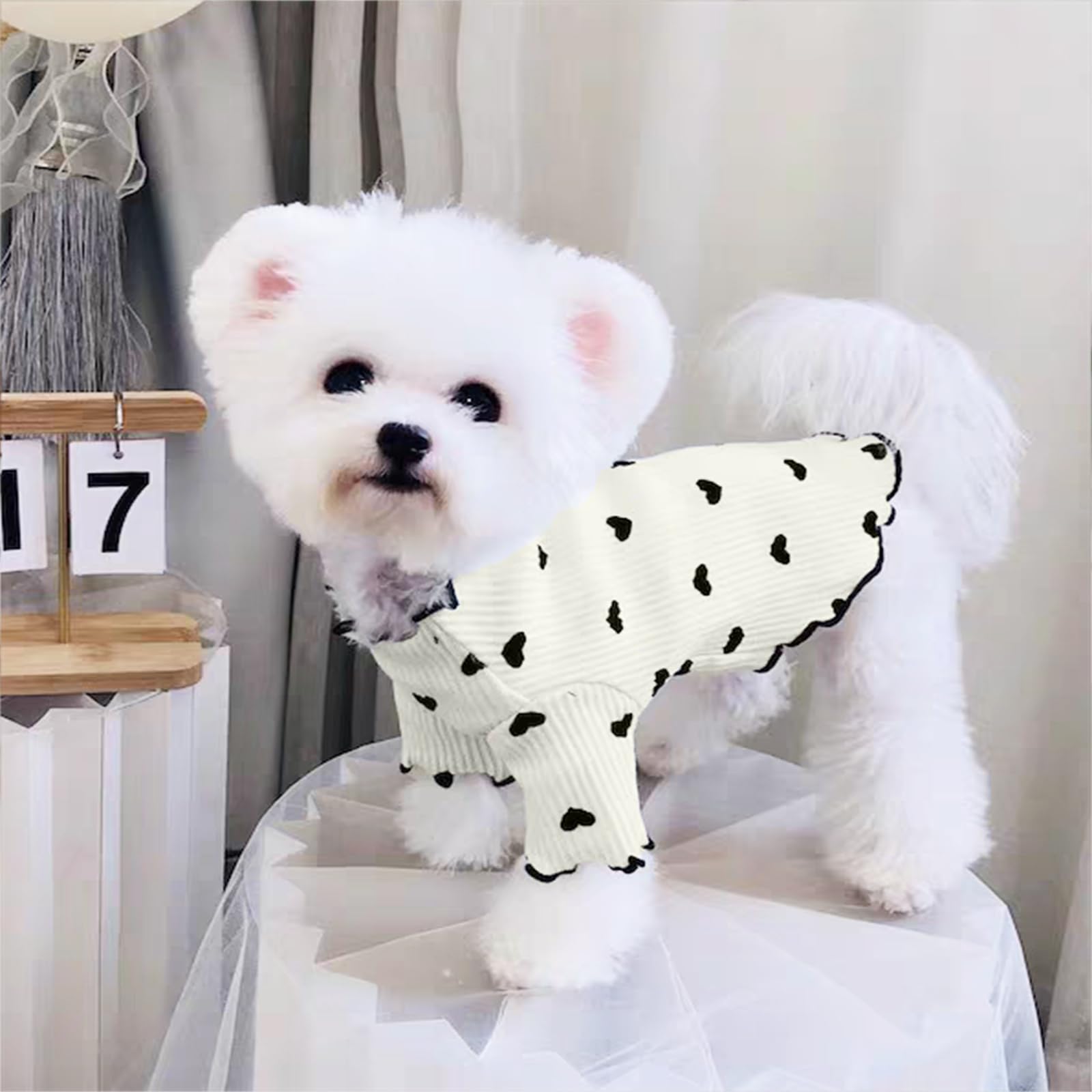 Yaopelky beige dog clothes make a practical gift for pets' birthdays and holidays.