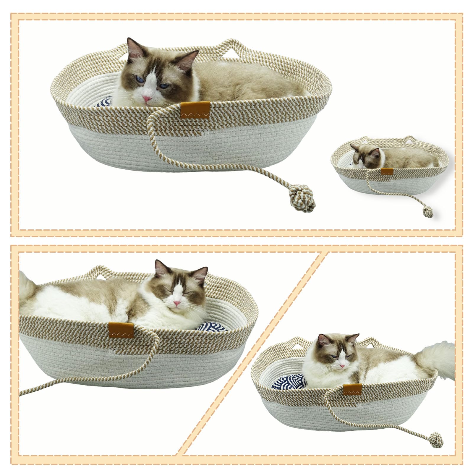 Yaruiguang semi-enclosed bed with raised edges for secure lounging