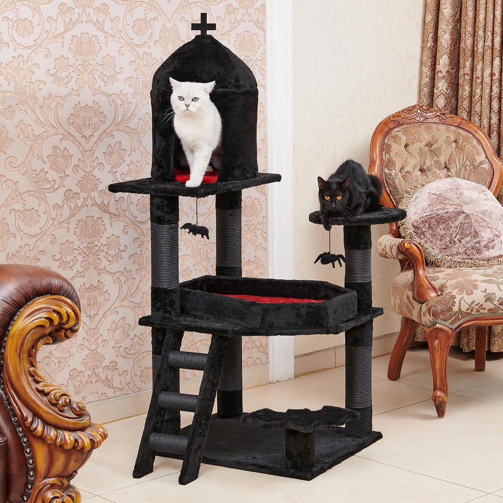YARUOMY black plush finish, cozy lounging space blends with decor