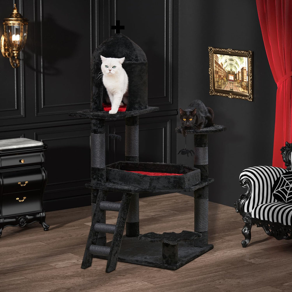 YARUOMY coffin bed large-cat 22in, roomy lounge for big felines