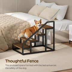 YATINEY dog stairs anti-slip pads ensure secure climbing and stair safety